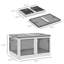 Bacs de rangement empilables avec couvercles, roues et pliables-1318598847