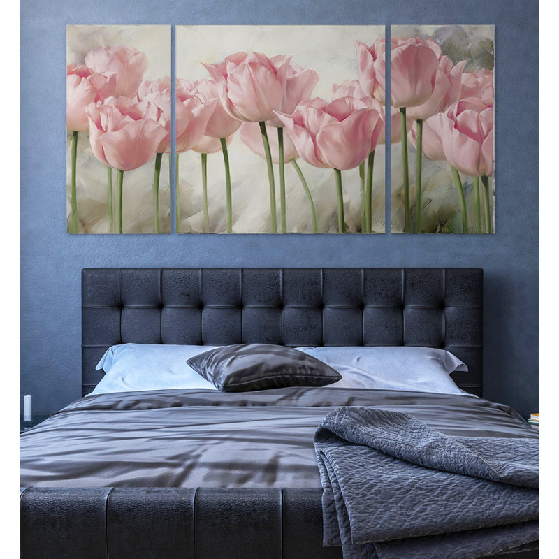 Une image multi-pièces de première qualité inspirée de la toile, "nature inspiration i", H 24 po x l 48 po x P 1,5 po