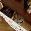 Creative painted engraved accent chest