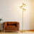 Tree Floor Lamp With 3 Adjustable Rotating Lights And Matching Led Bulbs, Standing Tall Pole Lamps For Living Room, Bedroom, Home