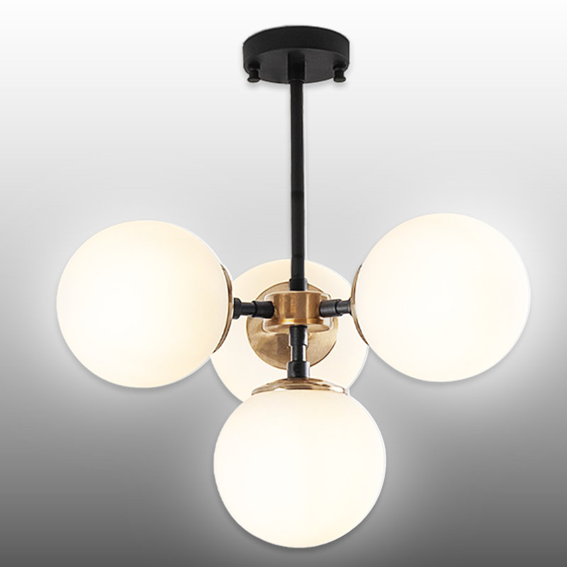 Lustre globe 4 lumières