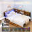 Full Size Metal Corner Daybed with LED Lights and Charging Station - 82" Wide Frame with Bookcase Headboard-218481385