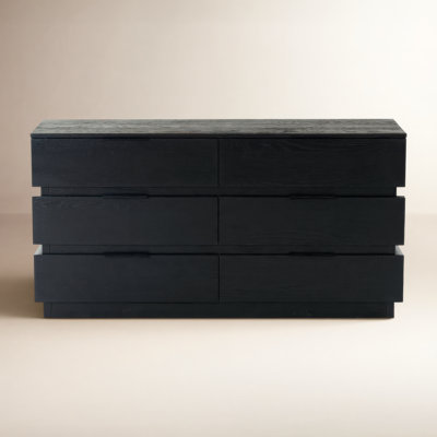 Hubbard 6 Drawer Stacked Dresser