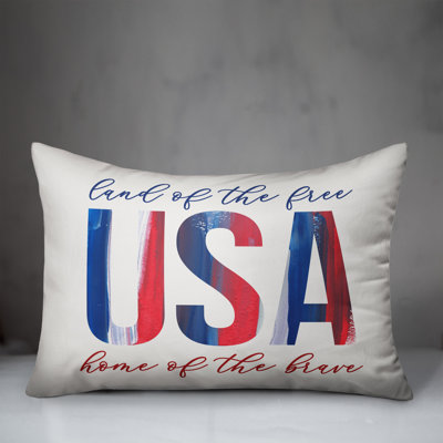  Polyester Lumbar Rectangular Indoor/Outdoor Pillow Cover & Insert