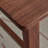 Retro Brown Rectangular Solid Wood Dining Table-1306291434