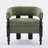 Barrel Upholstered Armchair-428562012