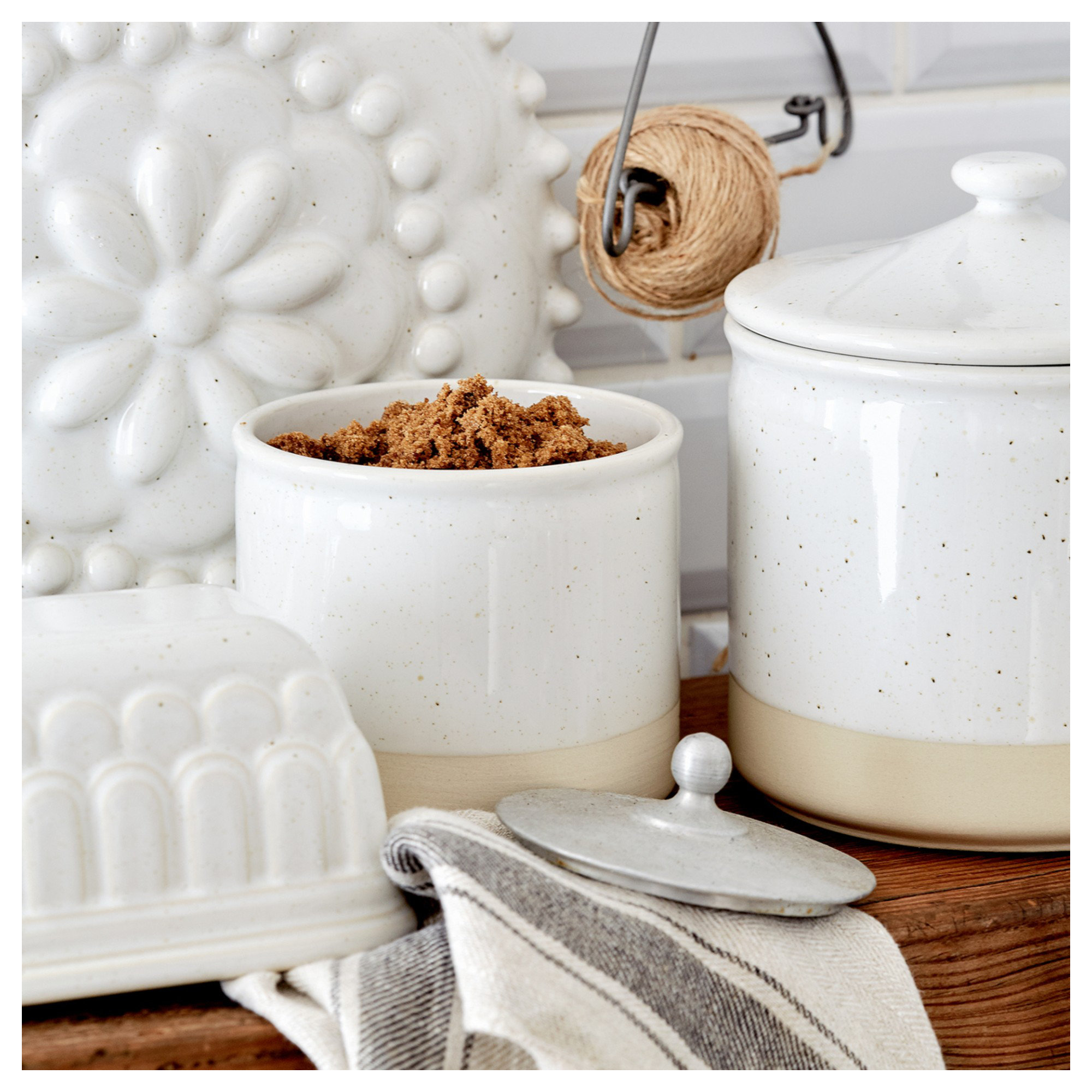 Fattoria Stoneware Canister - Set of 3