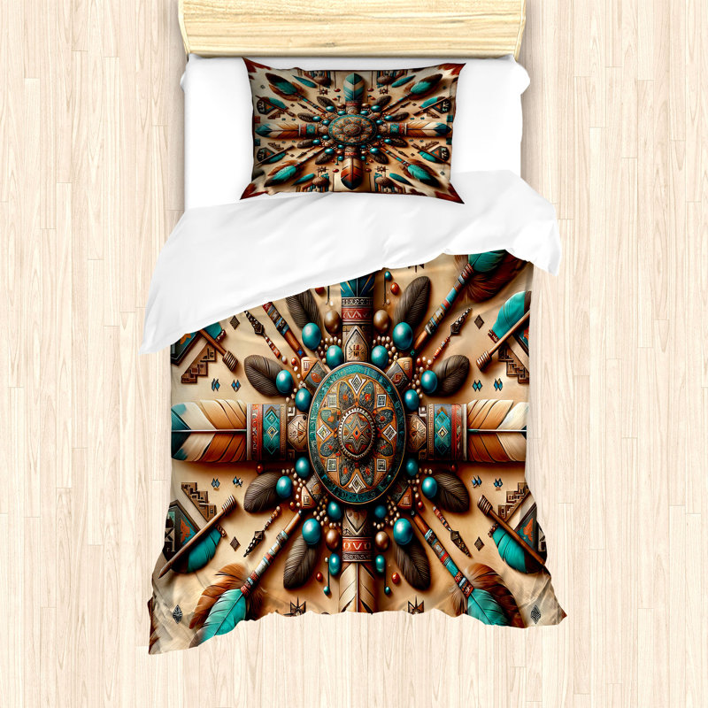 Rustic Duvet Cover, Twin Duvet Cover + 1 Standard Shams