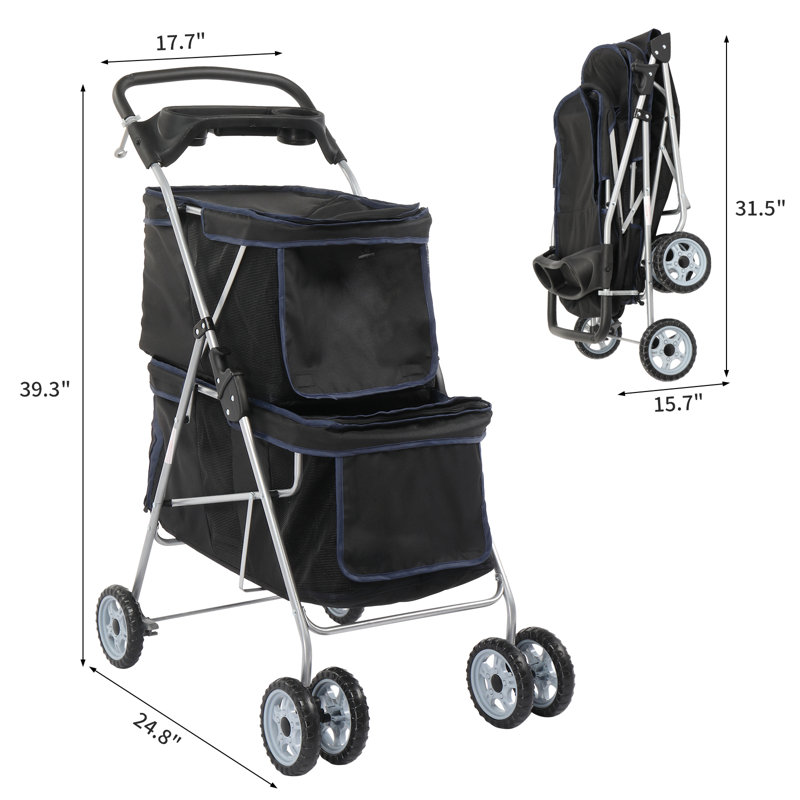 Foldable Pet Jogger Stroller