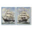 NAUTICAL Series LX - reproduction encadrée de qualité supérieure - prête à être accrochée - aucun clou requis - aucun clou requis-888853946-888853947