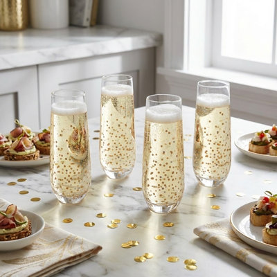Confetti 10 oz. Flûte en verre