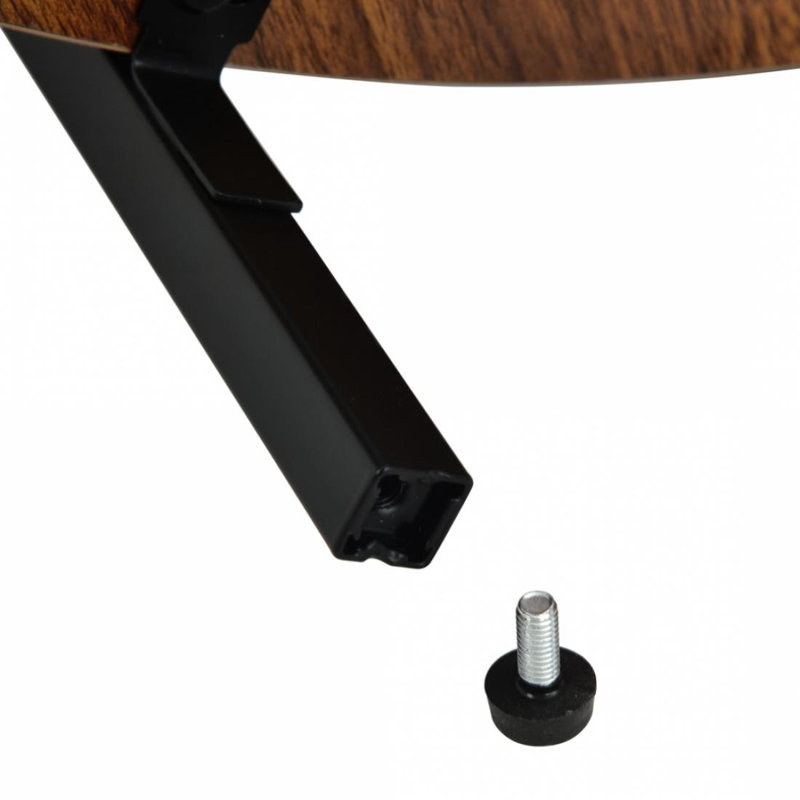 Table basse 4 pieds Ailet, Chocolat