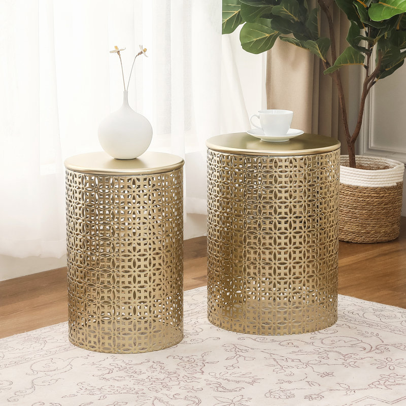Arvil Iron Nesting End Table