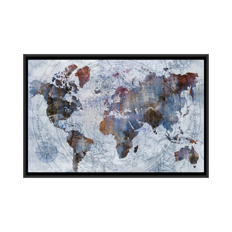 Celestial Map, Black, 18" H x 26" W