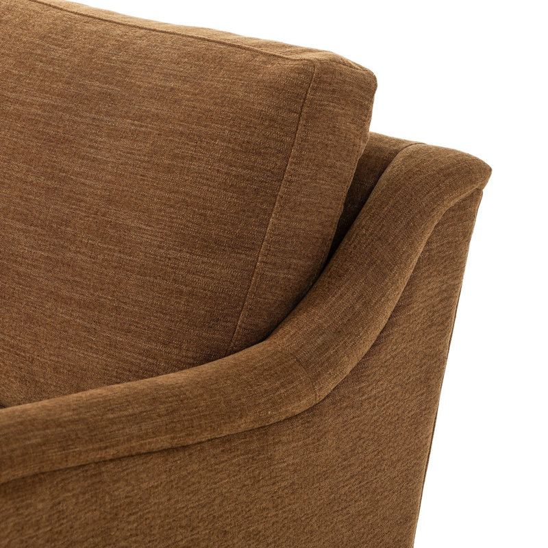Lynne Sofa, Laughlin Ochre Polyester Blend