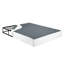 Base de matelas de 8,5 pouces - métal, housse en tissu texturé avec 12 cadres en métal noir-1577493466