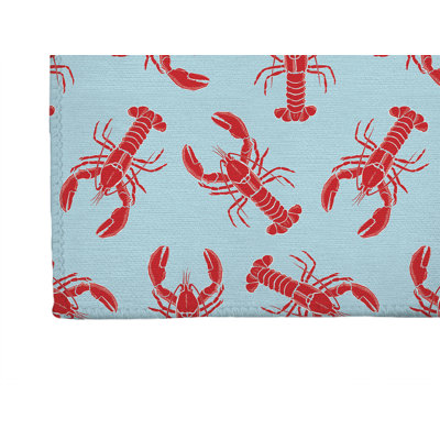 Lobster Thin Lightweight Kitchen Mat