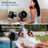 Shark FlexBreeze 36.77 in. H 5 speed Oscillating Tabletop Misting Fan Remote Control