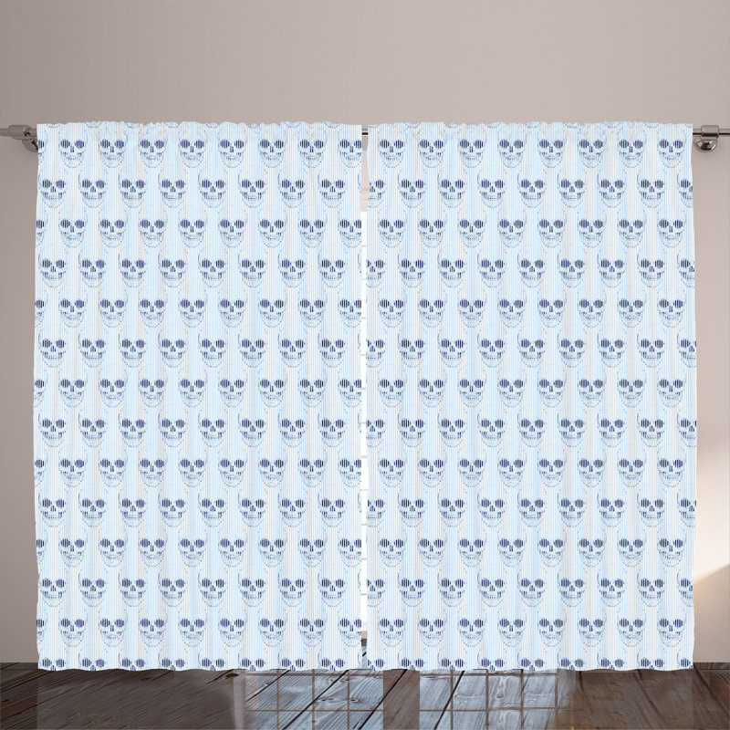 Semi Sheer Curtain Pair