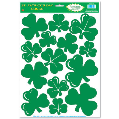 14 Piece Shamrock Cling Set