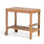 Cray Dakota Fields Bar Cart with Solid Wood Outer Material