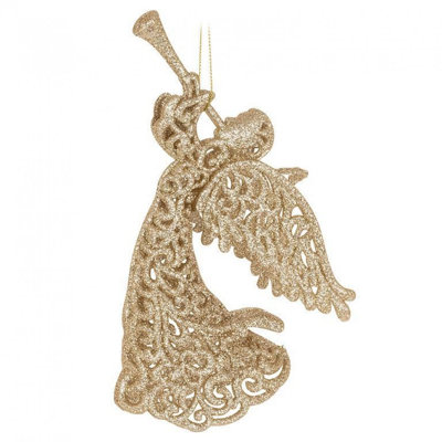 Glitter Angel Ornament