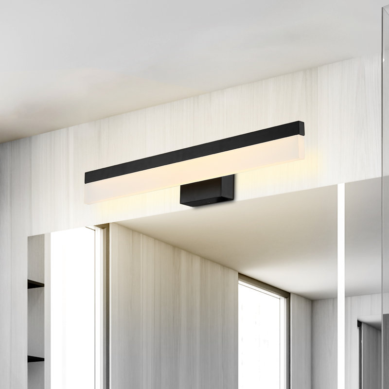 Edvard 24" Light Dimmable Linear LED Vanity Light 1350 lumen, Matte Black