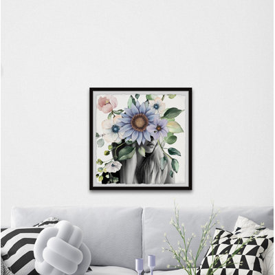 « magnifique fleuri » par parvez taj,-cadre photo sur papier