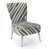 Striped Gray Polyester Blend 2 selected