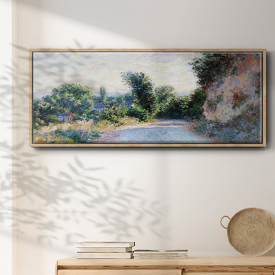 Route près de Giverny 02, 1885 - Toile encadrée