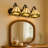 3-head Tiffany Style Colorful Dragonfly Wall Lamp With Retro Painted Lampshade