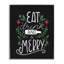 «Eat Drink and Merry Xmas», art de la giclée encadrée par Louise Allen Designs-1568073035-1568073032