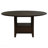 Dark Cocoa Round Dining Table With Drawer