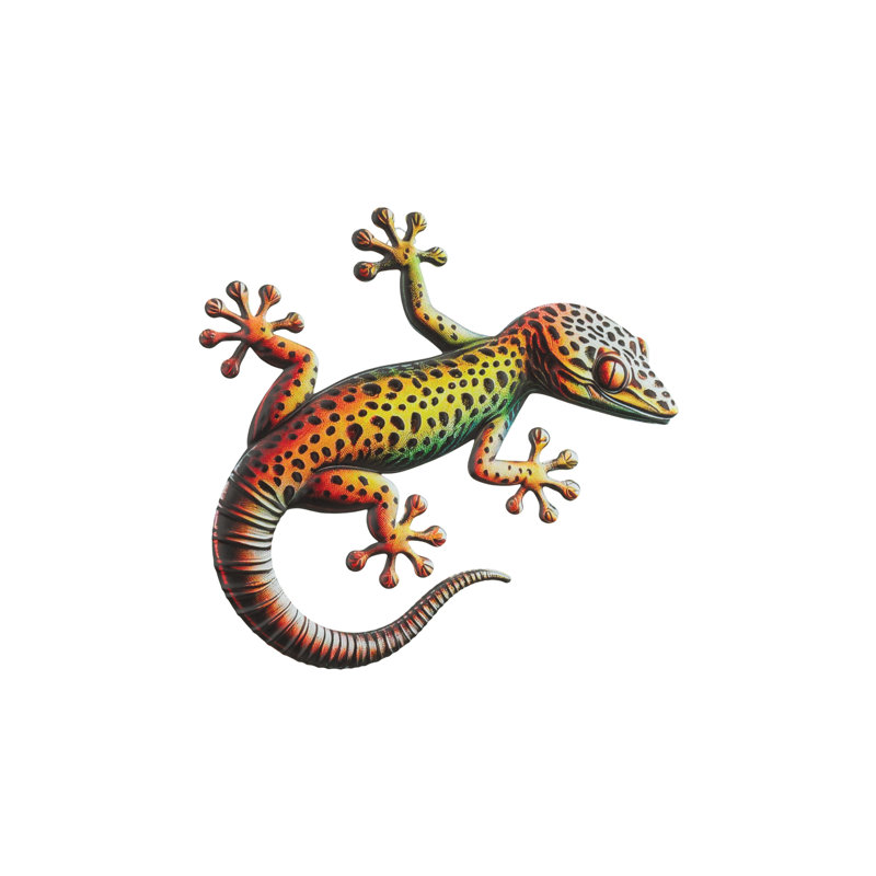 Décoration murale 12 po Burano Gecko Wall Decor, Pois