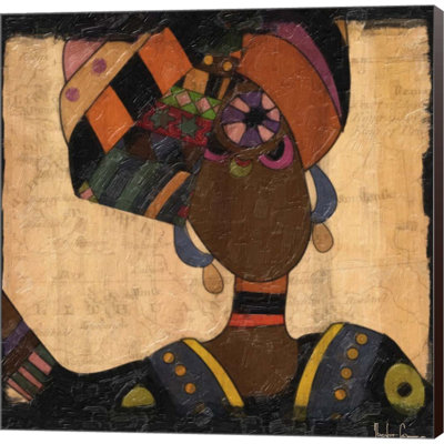 «Ethnic Elegance I» par Taylor Greene - peinture sur toile tendue