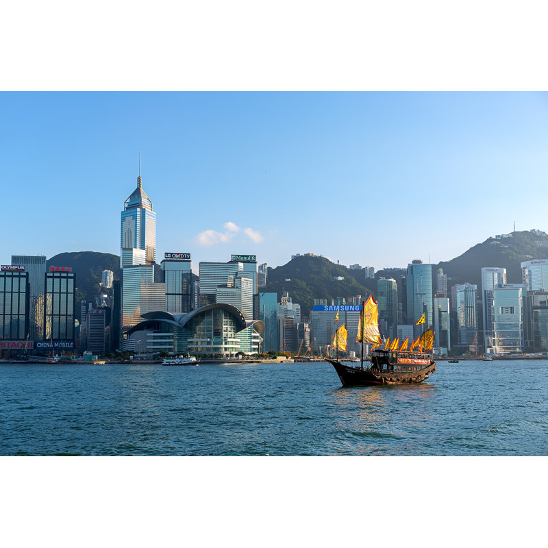 " Hong Kong Skyline " by Danielvfung, 8" H x 12" W
