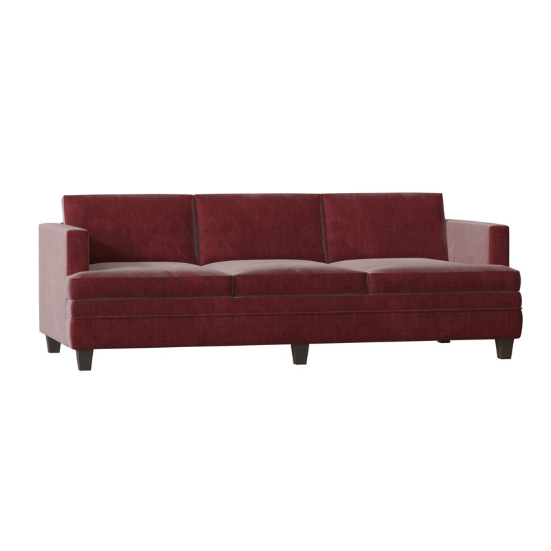 Todd Sofa, Savona Ruby, Brown Mahogany