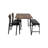 Modem 4 Piece Dining Table Set