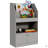 Bookshelf With Toy Storage Cabinet