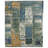 Patinated Look One-of-a-Kind 8'11" X 11'3" New Age Wool Area Rug in Dark Green