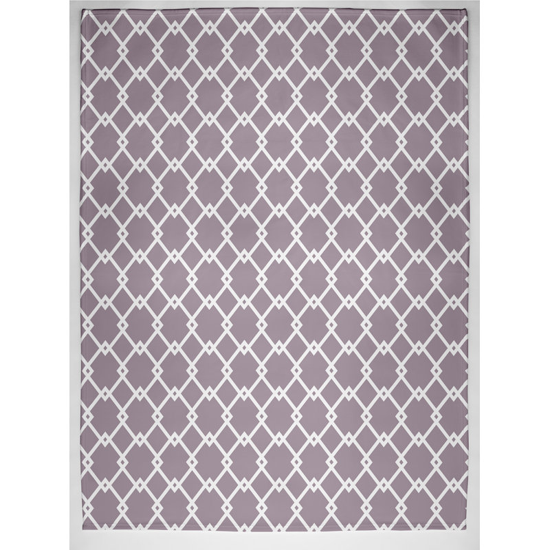 Augusta Plain Weave / Muslin Throw Blanket, Purple