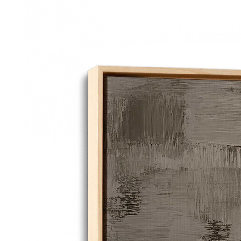 «Echoes of Shadow», ensemble de 2 impressions, 12 po x 12 po, Cadre flottant en érable américain