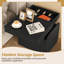 50cm W Manufactured Wood Bedside Table