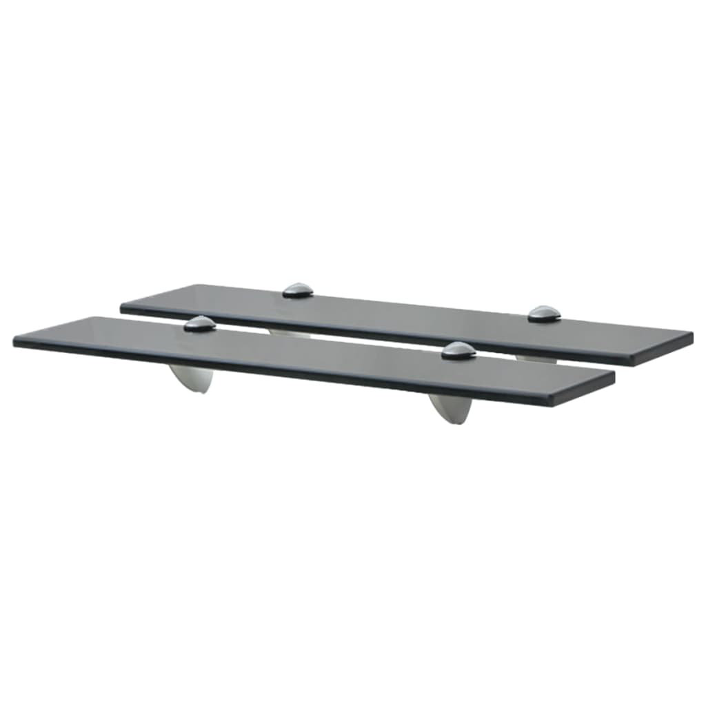 2 Piece Glass Floating Shelf