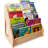 Front Facing Kids Bookshelf With Back Storage, Perfect For Toddler, Children's Room, And Reading Nook (Natural)