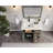 36" Solid Wood Single Bathroom Vanity with 1" Engineered Marble Top-1645153180
