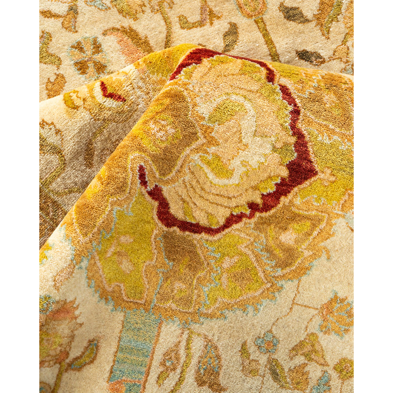 Classic One-of-a-Kind 6' 1" x 9' 0" Hand Knotted Area Rug