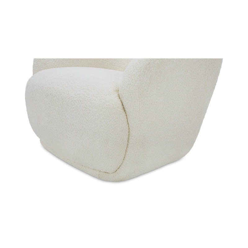 Laci Lounge Chair, Cream Boucle
