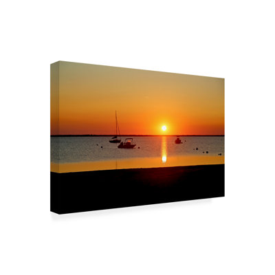 Maine Sunset Mixed Media Print