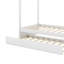 Lit simple avec lit gigogne